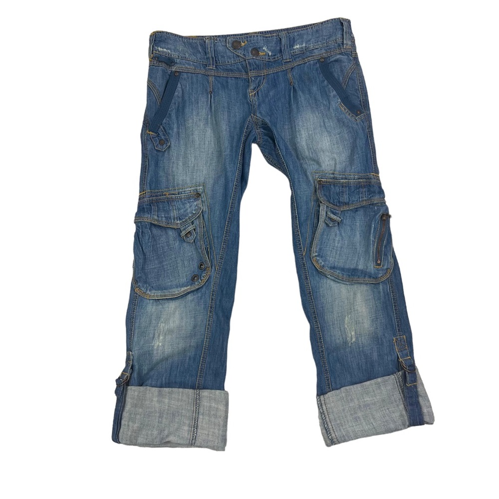SICKO 19 By PULL&BEAR Woman’s 90s Y2K Denim Streetwear Jeans EUR 40 US 8